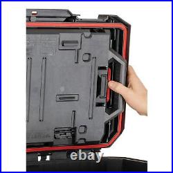 TRADESTACK System 22-in Black Plastic Wheels Lockable Tool Box70