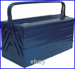 TRUSCO 3-Drawer Tool Box Blue GT-470-B Alloy Steel Tool Equipment Storage Box