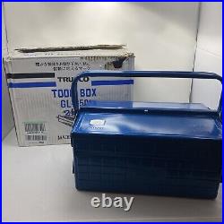 TRUSCO NakayamaTwo-stage tool box 352X220X289cm Blue GL-350-B 8.42 pounds NEW