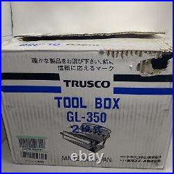 TRUSCO NakayamaTwo-stage tool box 352X220X289cm Blue GL-350-B 8.42 pounds NEW