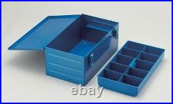 TRUSCO (TRUSCO NAKAYAMA) Steel Tool box with resin tray PT-360 Blue Tracking New