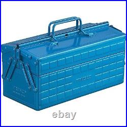 TRUSCO TWO-Stage Tool Box ST-350-B Blue Made In Japan (350x160x215mm) NEW