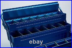 TRUSCO Three-Stage DIY Tool Box GT-470-B Blue W472xD220xH343 from Japan