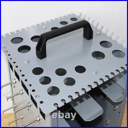 Tabletop Hardware Tools Organize Storage Rack Rotary Magnetic Holder Shelf