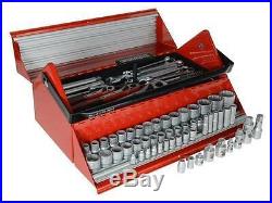 Teng Tc187 Mega Rosso 187 Piece Tool Kit In Cantilever Tool Box 1/4 3/8 1/2 Set