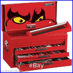 Teng Tools SPRING SALE 140pce Toolkit Red 6 Drawer Toolbox Top Box Tool Chest