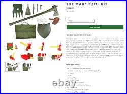 The Max Military Multipurpose Tool Axe Kit Forrest Tool Co. New in Box Ax