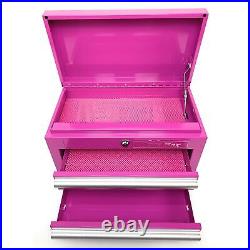 The Original Pink Box PB218MC 18 2-Drawer Mini Chest Pink