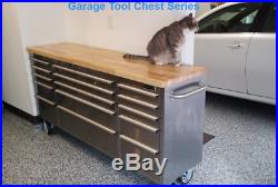 Thor 72 15 Drawers Tool Chest Cabinet Rolling Storage Sliding Box Work Bench US