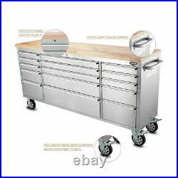 Thor 72 15 Drawers Tool Chest Mobile Kitchen Workbench Storage Box Work Bench