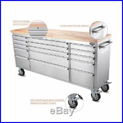 Thor 72 Toolbox TooChest work bench 15 Drawer Anti-Fingerprint Stainless Steel