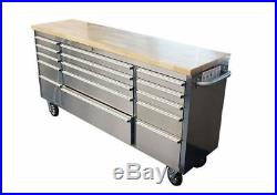 Thor 72 Toolbox TooChest work bench 15 Drawer Anti-Fingerprint Stainless Steel