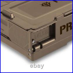 Tool Box GUNDAM Zeon Groove Garage Folding Container Strage Case 50.1L TAN