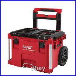 Tool-Box Storage Milwaukee Packout Portable Rolling-Wheeled Cart Chest Organizer