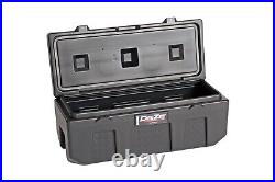 Tool Box Storage Poly Chest Utility Durable Universal Garage Workshop Black New