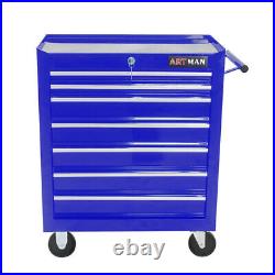 Tool Cart on Wheels 7 Drawers Rolling Tool Box Drawers Storage Organizer Cabinet