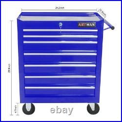 Tool Cart on Wheels 7 Drawers Rolling Tool Box Drawers Storage Organizer Cabinet