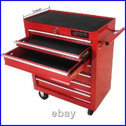 Tool Chest, 24.5 in 7-Drawer Steel Rolling Tool Box on Wheels for Workshop Garage