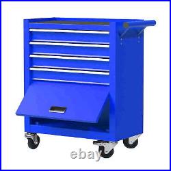 Tool Chest, 24.5 in Steel Rolling Tool Box & Cabinet On Wheels for Garage