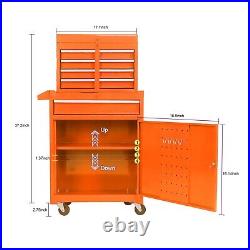 Tool Chest, 5-Drawer Rolling Tool Storage Cabinet with Detachable Top, Tool Box