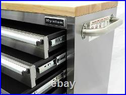 Tool Chest PRO with Work Stations 96 W 24 Drawer Stainless Steel More Durable