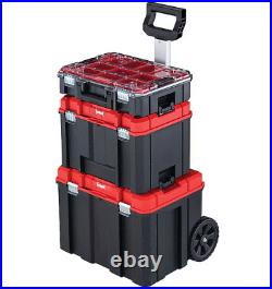 Tool Rolling Box Chest Storage Storage Wheels Garage New Lockable Mobile Cart Tool Rolling Box Chest Storage Storage Wheels Garage New Lockable Mobile Cart
