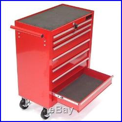Tool cabinet 7 drawer cart wheel trolley tool 06193 chest tray ball bearing