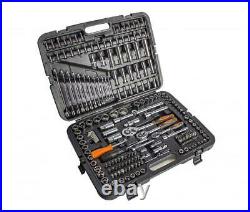 ToolTronix 215 pcs Ratchet Spanner Socket Set 1/2 1/4 3/8 DR Hand Tool Toolbox