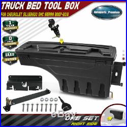 Truck Bed Storage Box Toolbox Passenger for Chevy Silverado GMC Sierra 2007-2018