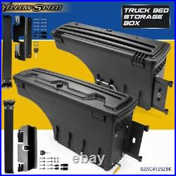 Truck Bed Storage Box Toolbox Rear RH&LH for Chevy Silverado GMC Sierra 07-2018