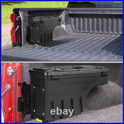 Truck Bed Storage Tool Box For 2019-2022 GMC Sierra 1500 Chevy Silverado 1500 LR