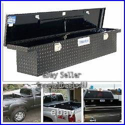 Truck Bed Tool Box Storage Low Profile Full Size Slimline Car Carriage Black New