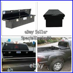 Truck Bed Tool Box Storage Low Profile Full Size Slimline Car Carriage Black New