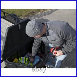 Truck Tool Box Matte Black Plastic Trailer Tongue 18 In. X 19 In. X 36 In. NEW