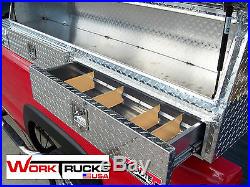 Truck Tool box Topsider with Drawer 48 High Side Top Mount Toolbox topside