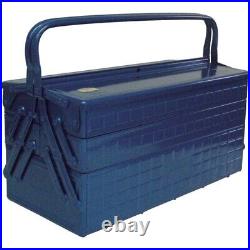 Trusco GT470B Three-Stage DIY Tool Box Blue W472xD220xH343 Steel 7.3 KG NEW