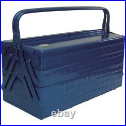 Trusco Three-Stage DIY Tool Box Blue GT470B Steel from Japan Brand New