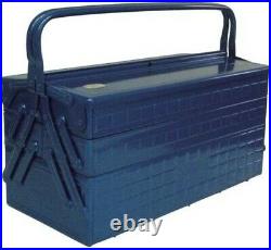 Trusco Three-Stage DIY Tool Box GT470B Blue W472xD220xH343 Steel Trusco Three-Stage DIY Tool Box GT470B Blue W472xD220xH343 Steel