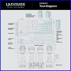 UltiMate Tool System Caddy Silver Tool Storage/Organization