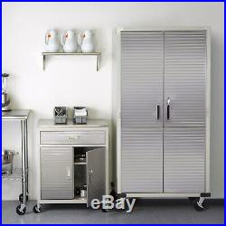 Ultrahd 72 Tall 2-door Rolling Storage Cabinet, 36 W X 18 D X 72 H Gray