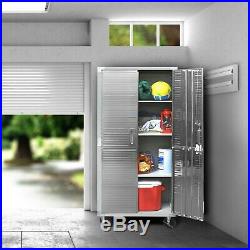 Ultrahd 72 Tall 2-door Rolling Storage Cabinet, 36 W X 18 D X 72 H Gray