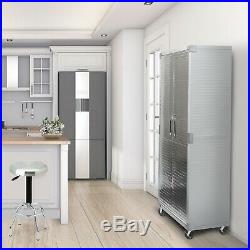 Ultrahd 72 Tall 2-door Rolling Storage Cabinet, 36 W X 18 D X 72 H Gray