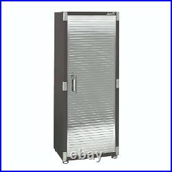 Ultrahd Tall 1-door Lockable Storage Cabinet, 24w X 18d X 66h Satin Graphite