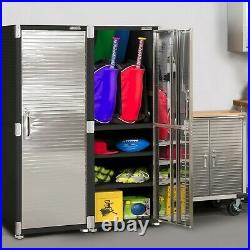 Ultrahd Tall 1-door Lockable Storage Cabinet, 24w X 18d X 66h Satin Graphite