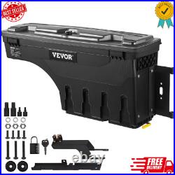 VEVOR Truck Bed Storage Box, Lockable Swing Case with Password Padlock, 6.6 Gal/