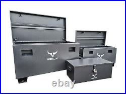 Van Vault Site Box Tool Box Steel lockable Box with FREE Padlock Iron Ox 30