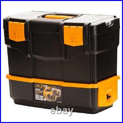 VidaXL Tool Box 16.5x8.7x13.4 PP