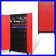 VidaXL-Tool-Cabinet-Steel-Sturdy-Black-Red-Storage-Organizer-Garage-Key-Lock-01-np