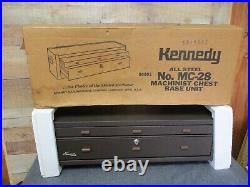 Vintage KENNEDY Machinist Tool Chest Base Model MC28 Tool Box Riser NEW