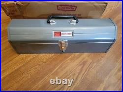 Vintage NEW SEARS Craftsman HIP ROOF Tombstone Tool Box With Red Tray 65161 1980s